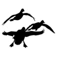 Ducks Comin at Ya' Duck Hunting Truck Decal  -  3 Ducks Comin at Ya' Duck Hunting Truck Sticker - 5026