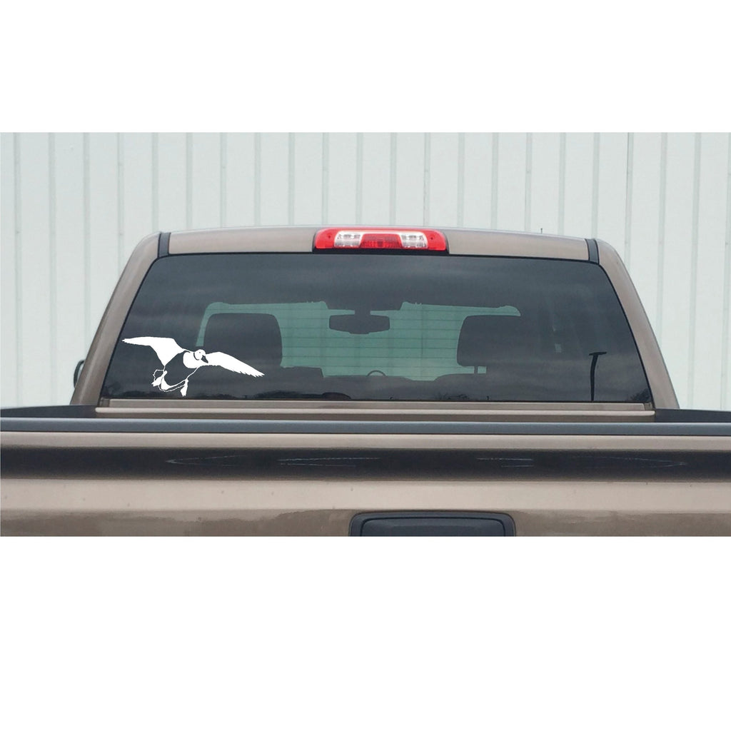 Flying Mallard Hunting Truck Decal -Hunting Sticker - 5042
