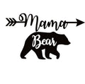 Mama Bear Decal – Arrow Vinyl Window Sticker for Cars & Trucks – 7528