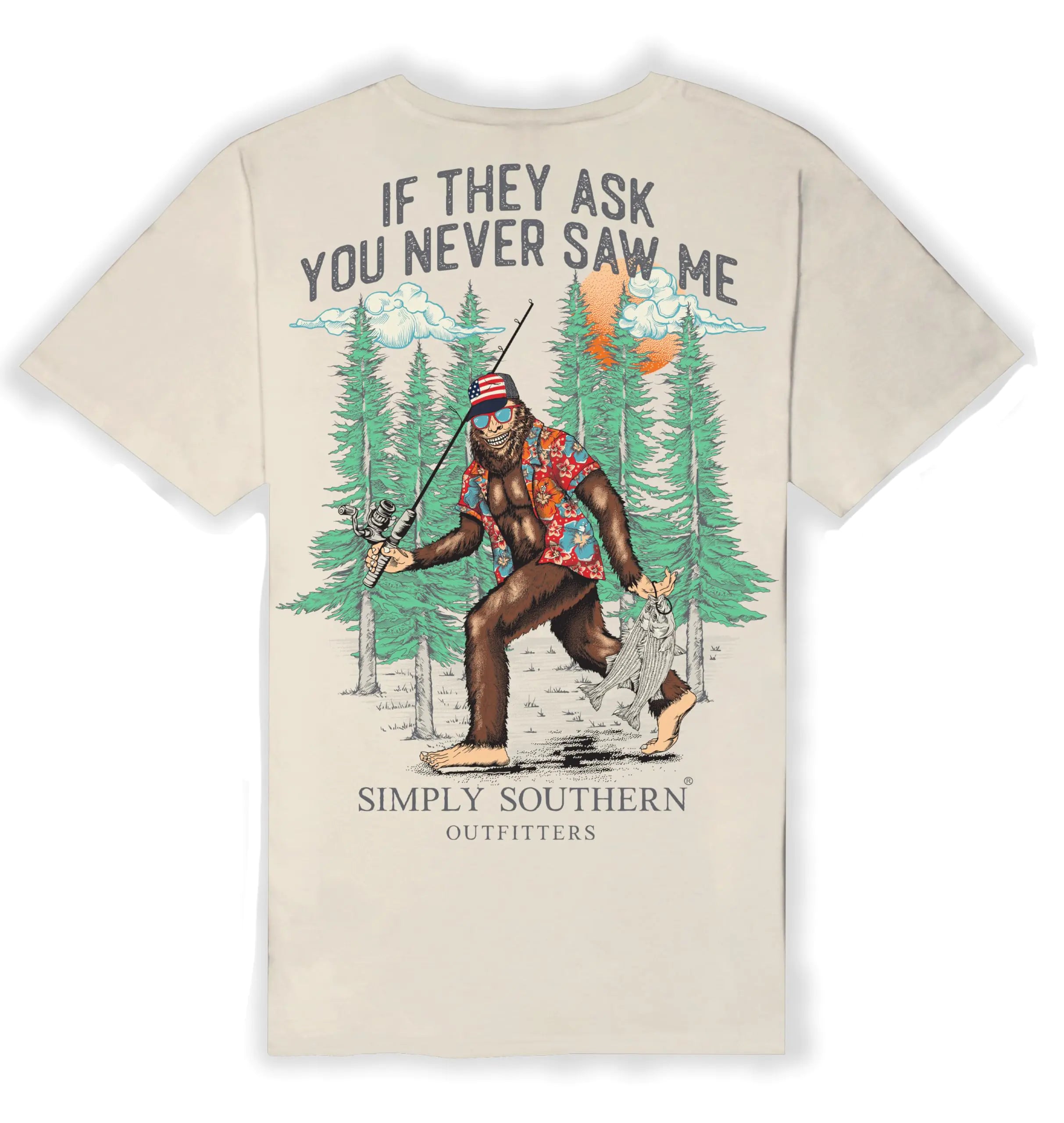 Simply Southern Mens Relaxed-Fit Short Sleeve T-Shirt